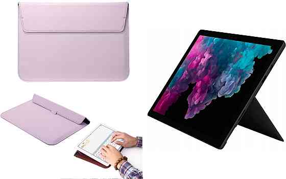 Чохол-конверт VitoCase для Microsoft surface pro 5, Pro 6, Pro 7, Pro 7+, з функцією підставки для планшета Фіолетовий Київ