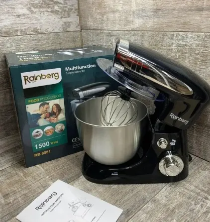 Тестомес 3200Вт. Rainberg 8081 планетарный комбайн Коломия
