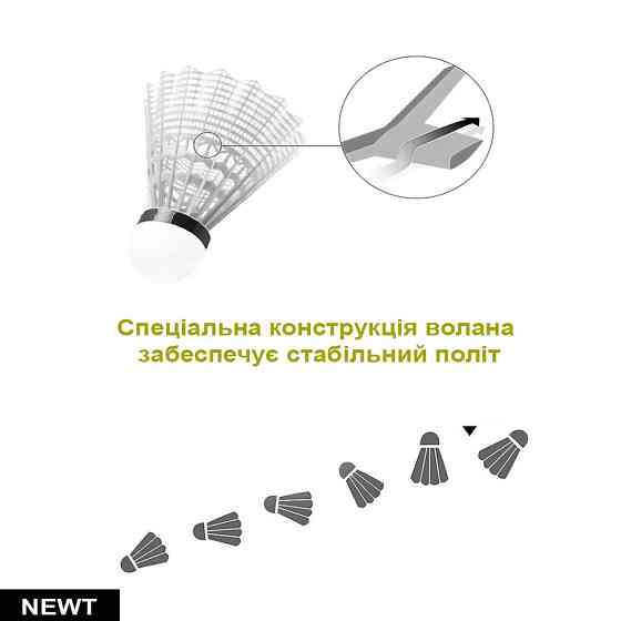 Набір Воланчиків Yonex Mavis 500 NE-MAV-500W білі 6 шт Вінниця