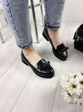 Eireen Туфлі жіночі Eireen Бант чорні (весна-осінь, шкіра натуральна) (1890) лише 37р. Коломыя