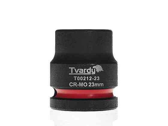 Головка ударна "Tvardy" з хром-молібденової сталі (Cr-Mo)  3/4"  6-гранна 23 мм Киев