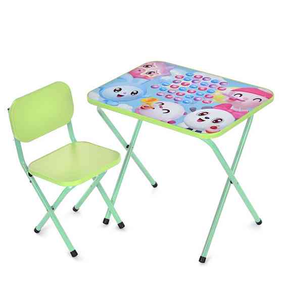 Детский столик складной со стульчиком M 5971-5 зеленый Винница