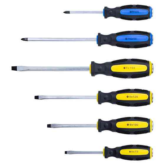 Набор ударных отверток SIGMA 6шт CrV (4001111) Киев