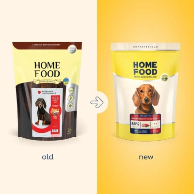 Сухий корм для собак Home Food ADULT MINI Grain-free hypoallergenic з качкою та індичкою 300 г (4820290090194) Вінниця - фото 2