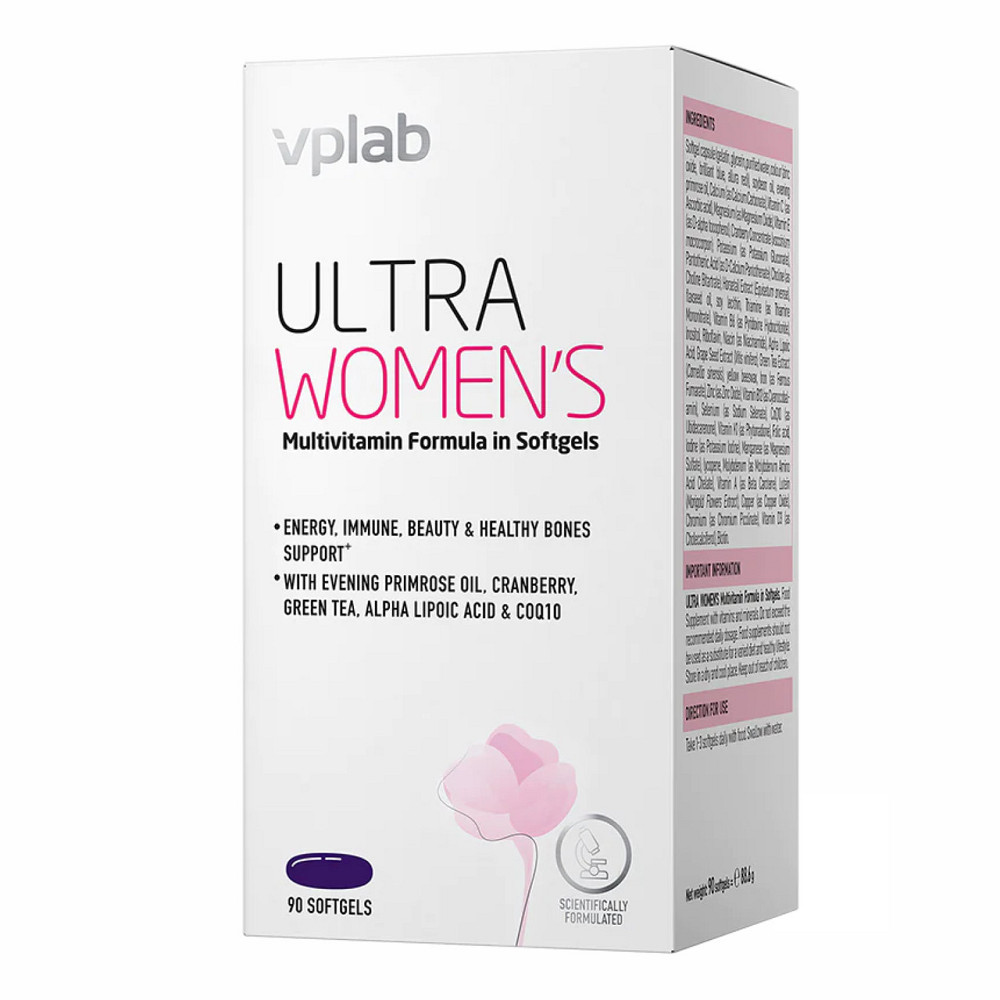 Витамины женские VpLab Ultra Women's Multivitamin 90 softgels Киев - изображение 1