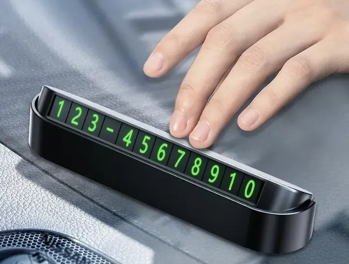 Автовизитка с телефоном (Паркововочная карта) Temporary Parking Card Коломыя - изображение 3