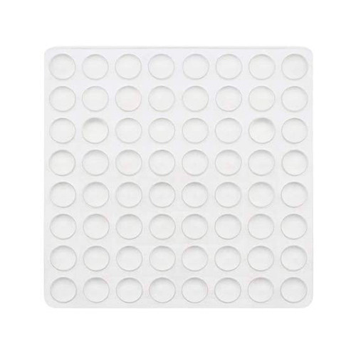 Протиударні силіконові накладки-бампони самоклеючі 11x5мм, прозорі, 64шт Київ - фото 1