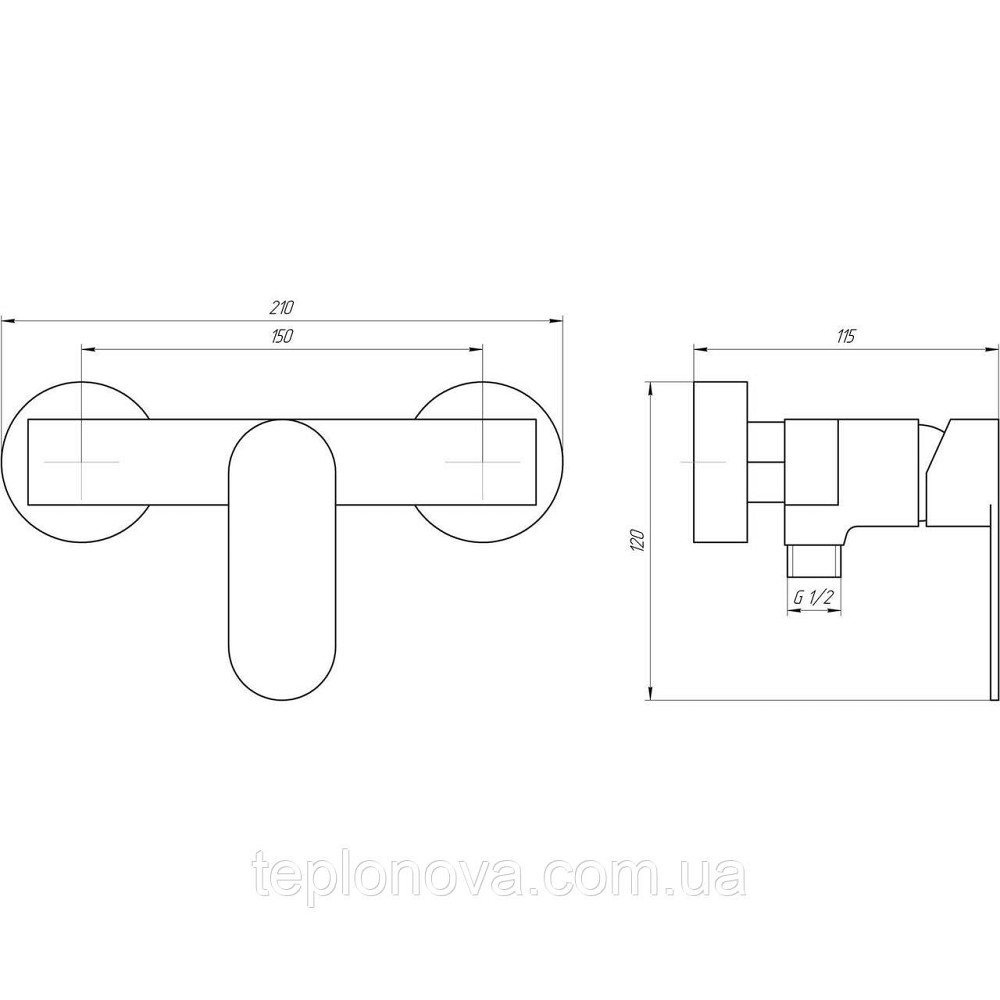 Смеситель для душа TOPAZ BARTS TB 07705-H36 Черновцы - изображение 4
