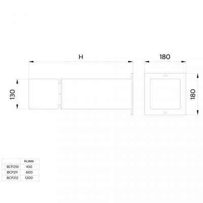 Світильник Philips BCP211 LED1000/WW 13W 100-240V Rec AL 600мм (911401755242) Вінниця