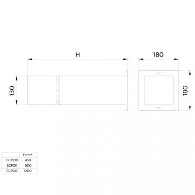 Светильник Philips BCP211 LED1000/WW 13W 100-240V Rec AL 600мм (911401755242) Винница - изображение 2