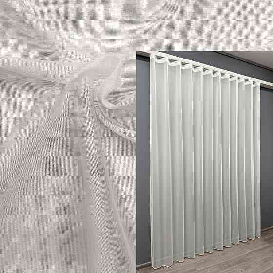 Тюль VR-Textil 1203т Snow Нейлон однотонний Кремовий 500х250 см (43-024) Київ