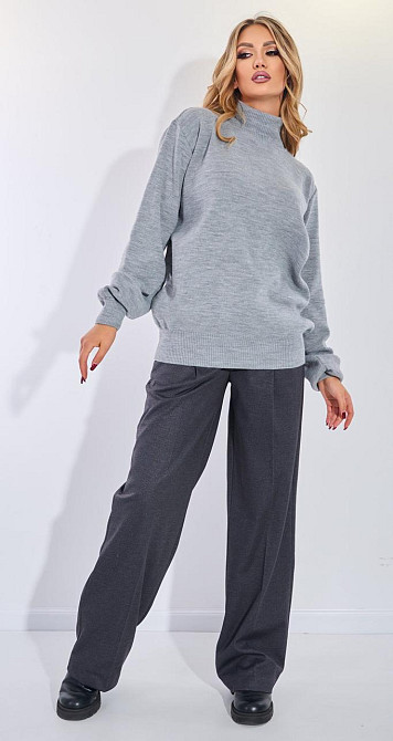 Джемпер свободный с высоким горлом (42-46) Киев - изображение 2