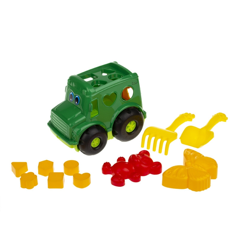 Сортер-автобус "Бусик" №2 Colorplast 0251  Зелений Вінниця - фото 1