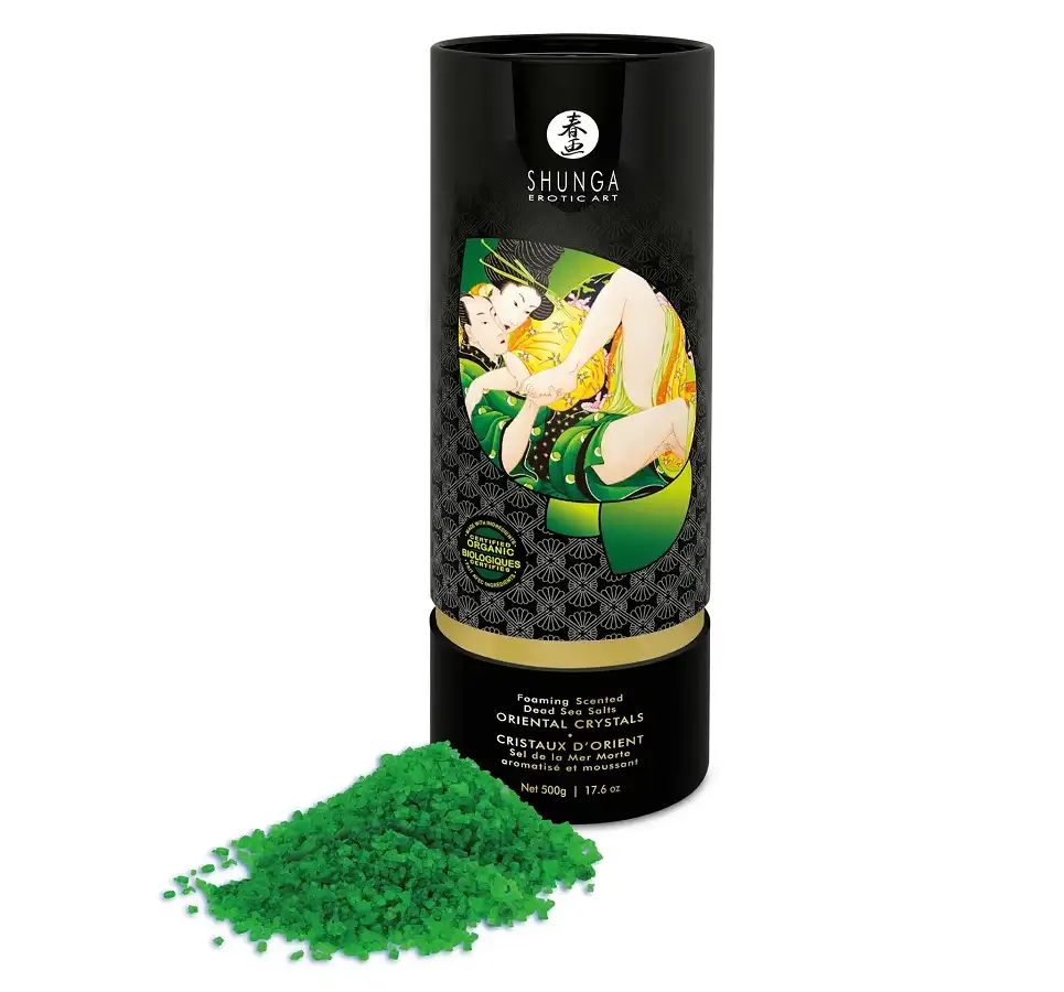 Сіль для ванни Shunga Oriental Crystals Bath Salts ORGANIC – Lotus Flower (500 г) сіль Мертвого моря Львів - фото 5