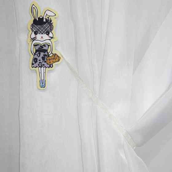 Магніти для штор і гардин (185м) Зайчик набір 2 шт Різнокольоровий (81-096) Київ