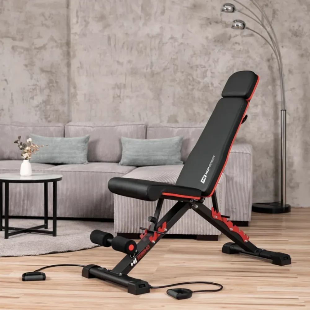 Лавка універсальна з еспандерами Hop-Sport HS-2080HB тренувальна Київ - фото 2