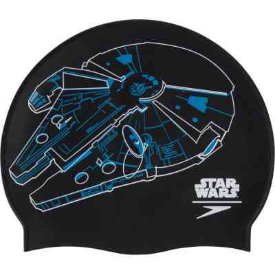 Шапка для плавання Speedo Millenium Falcon Slogan Prt Cap чорний 8-08385D675 OSFM (5053744485225) Вінниця
