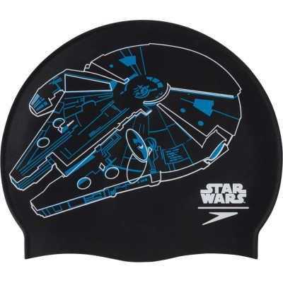 Шапка для плавання Speedo Millenium Falcon Slogan Prt Cap чорний 8-08385D675 OSFM (5053744485225) Вінниця - фото 2