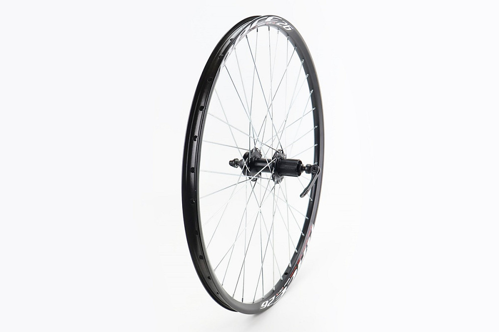 Колесо 26" заднє Disk-brake, обід "крапля" та втулка 14Gx36H алюмінієві, під касету 8-9зв, кріпл. ексцентрик, "RECE26" Київ - фото 2