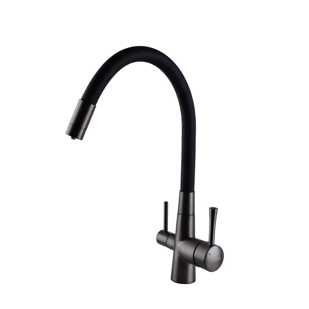 Змішувач для кухні під осмос Globus Lux LAZER GLLR-0903-11-GRAPHITE Луцк - изображение 3