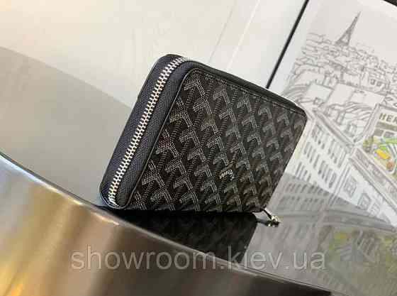 Гаманець на змійці Goyard (094) black Lux Київ
