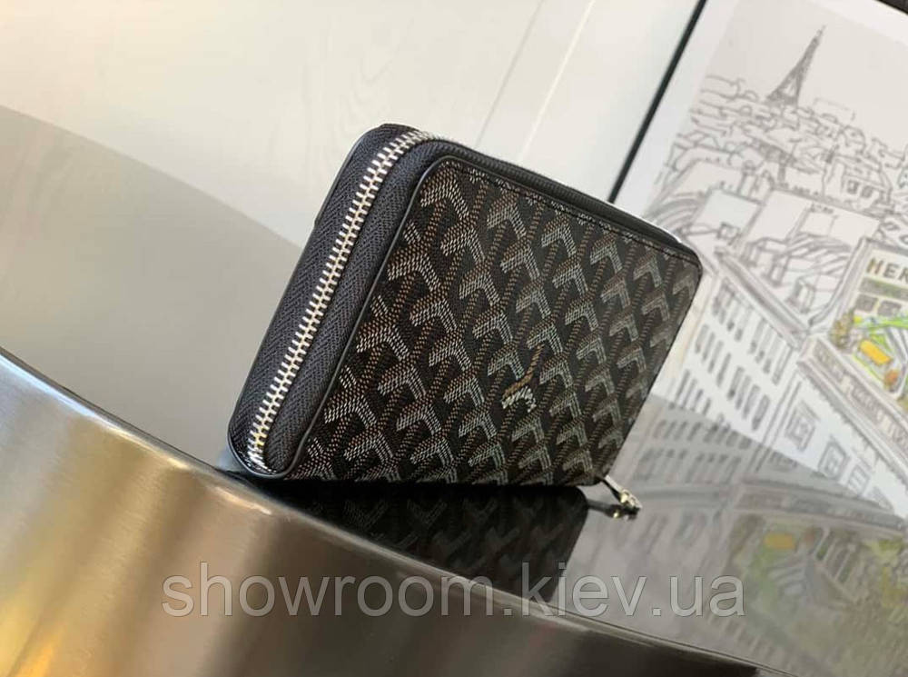 Гаманець на змійці Goyard (094) black Lux Київ - фото 3