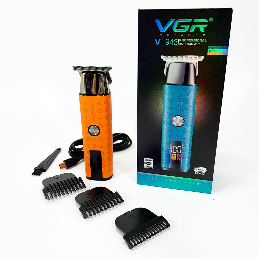 Электрическая машинка для стрижки бытовая VGR, Машинка-триммер 3 в 1 для стрижки волос FN-84 Львов - изображение 15