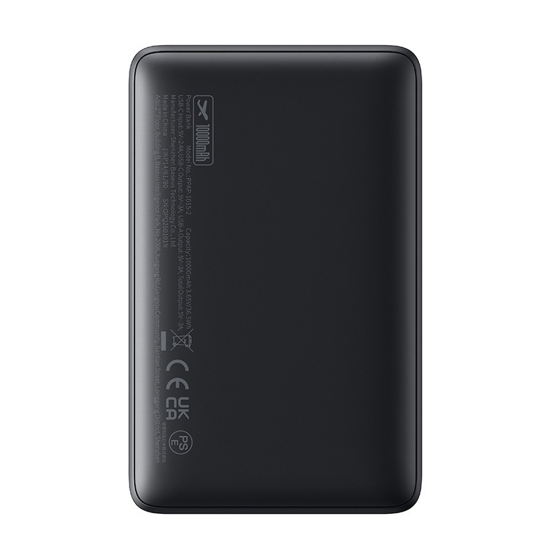 Павербанк 10000 mAh Baseus EnerFill FP11 15W Type-C кабель у комплекті Type-C Cosmic Black power bank повербанк Одеса - фото 6