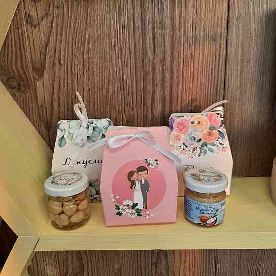 Подарок гостям на свадьбу Gef. Индивидуальные бонбоньерки для гостей. Одесса