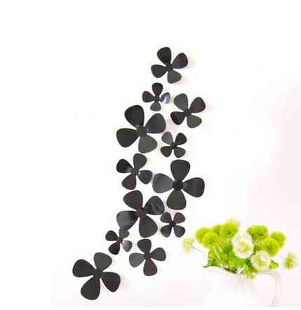 Декор квіточки чорні Київ