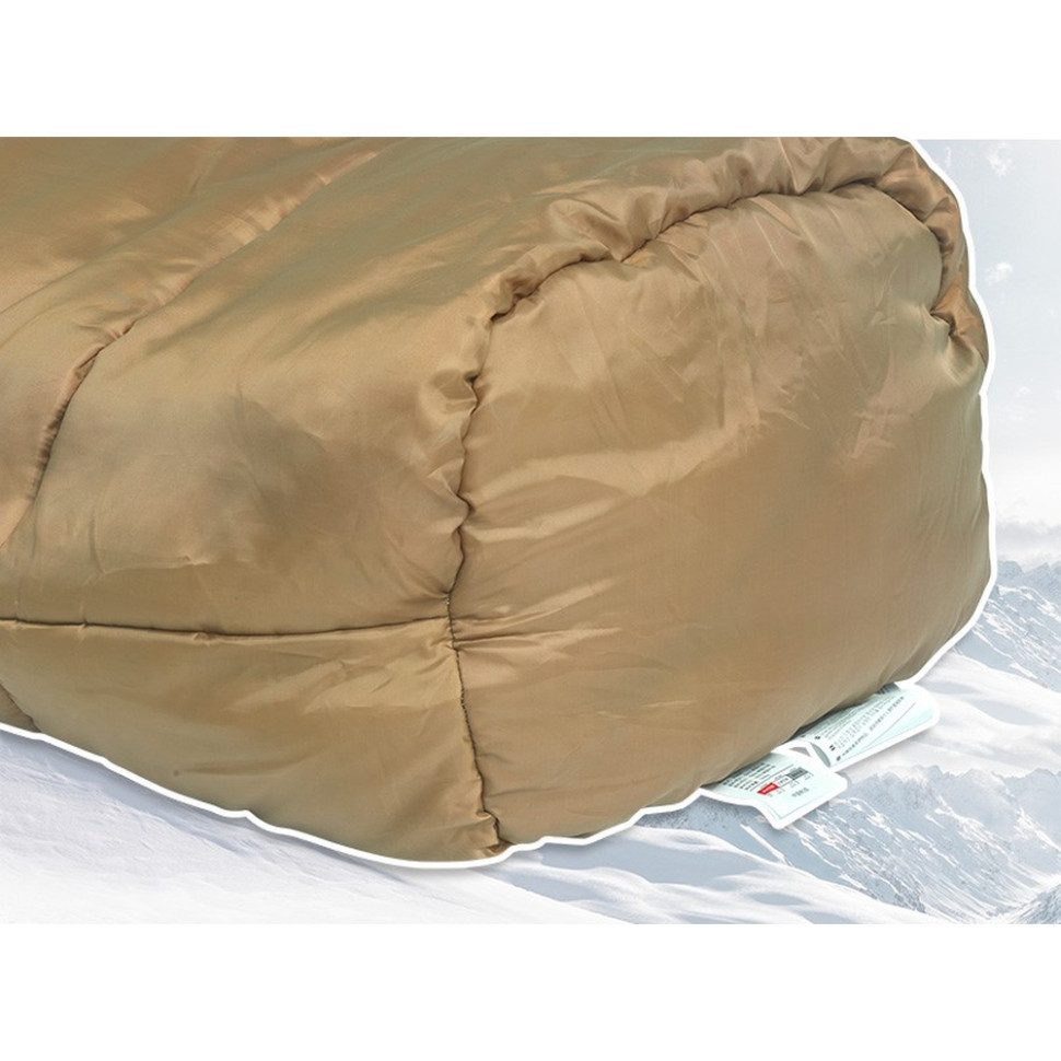 Спальник з капюшоном Naturehike MJ600 CNK2300SD014, коричневий Киев - изображение 7