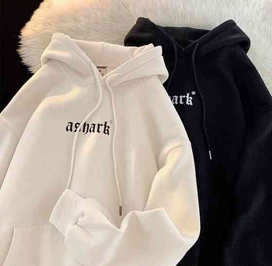 Жіноча тепла оверсайз худі тринитка на флісі Одеса