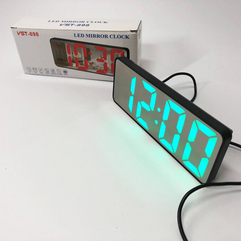 Красивий настільний годинник, Годинник настільний цифровий електронний led Світлодіодне табло OC-87 Львів - фото 1