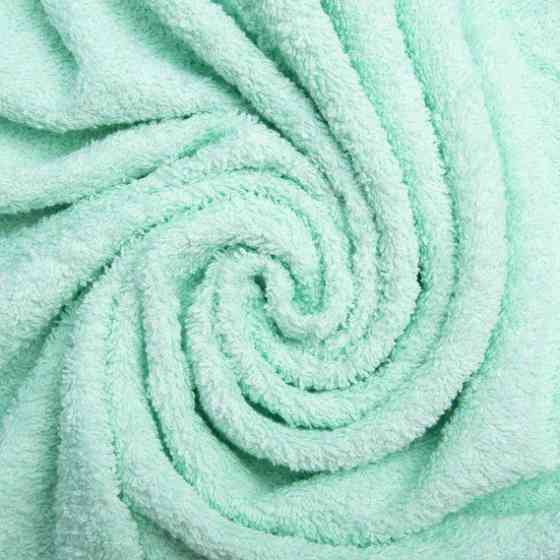 Набор 2 в 1 полотенец для душа и ванной для лица и тела,комплект банных флисовых полотенец 2 шт, бирюзовый Каменец-Подольский