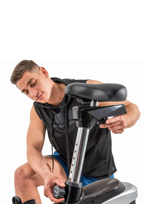 Велотренажер Hop-Sport HS-090H Apollo'21 сріблястий iConsole+ Киев - изображение 5