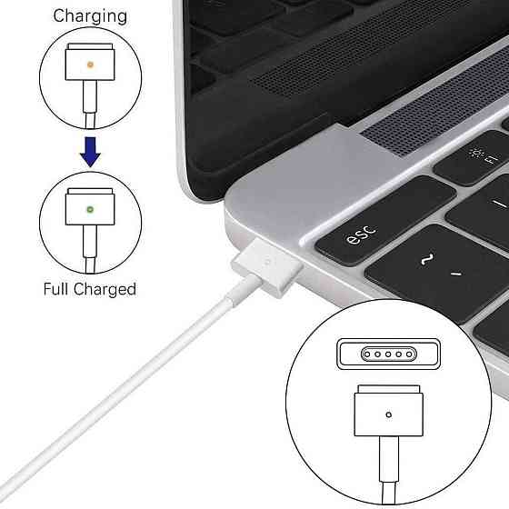 Зарядний пристрій Apple MagSafe 60Вт для MacBook Pro 13" Київ