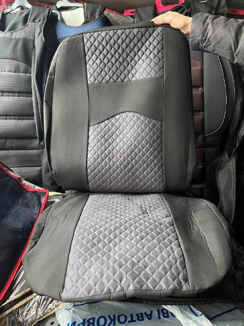 Чохол на сидіння авто, авточохли універсальні, алькантара, комплект 4 шт. Київ - фото 1