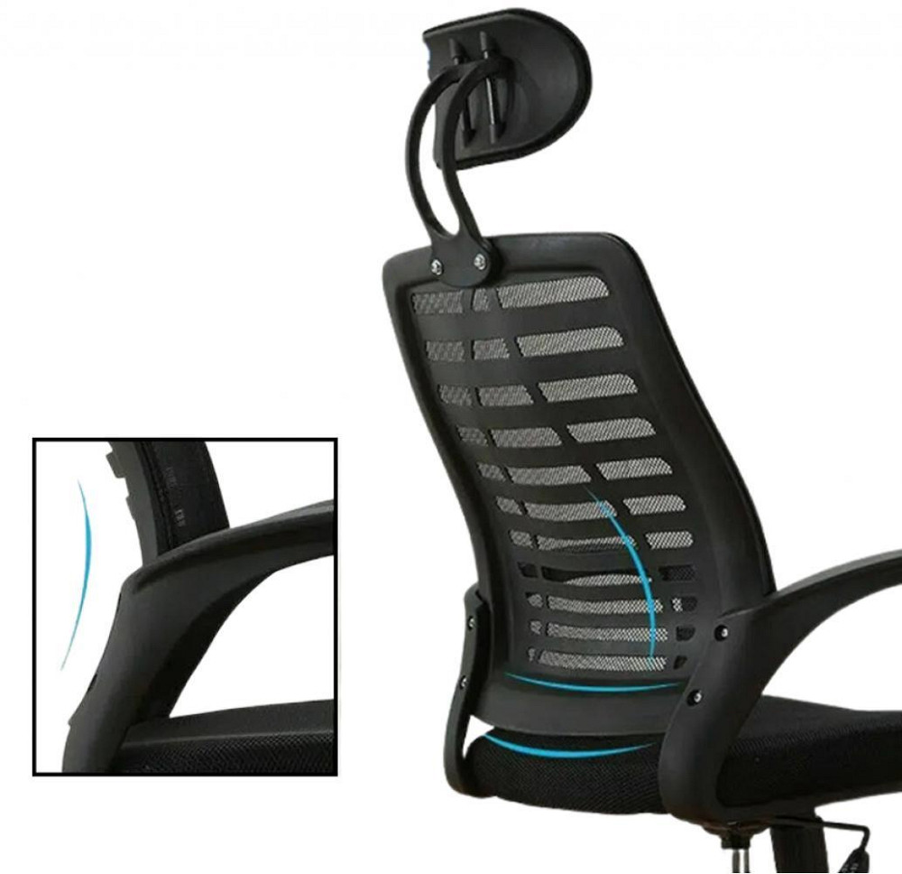 Кресло офисное компьютерное Bonro B-6200 сетка рабочее для компьютера, офиса, дома Киев - изображение 7