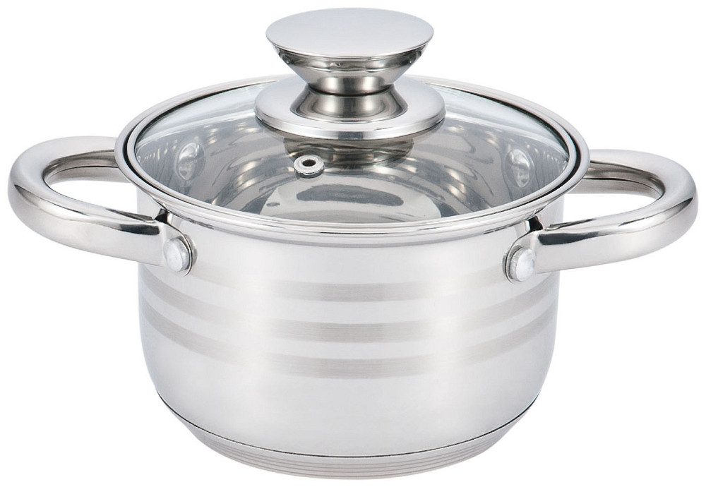 Кастрюля UNIQUE UN-5009 из нержавеющей стали объем 9 л, с крышкой, подходит для всех типов плит Одесса - изображение 2