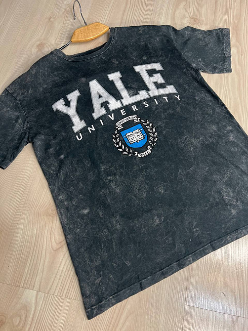 Костюм жіночий Coast Moda 4355 варений тай дай джоггери на резинці з футболкою з написом графіт, графіт, S Київ - фото 13