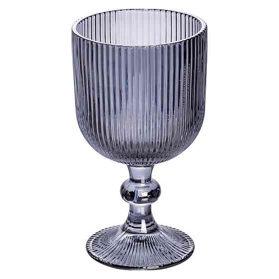 Набір келихів для вина 6 (шт) по 300 (мл) на ніжці Сірий HP-19-7115G Коломия