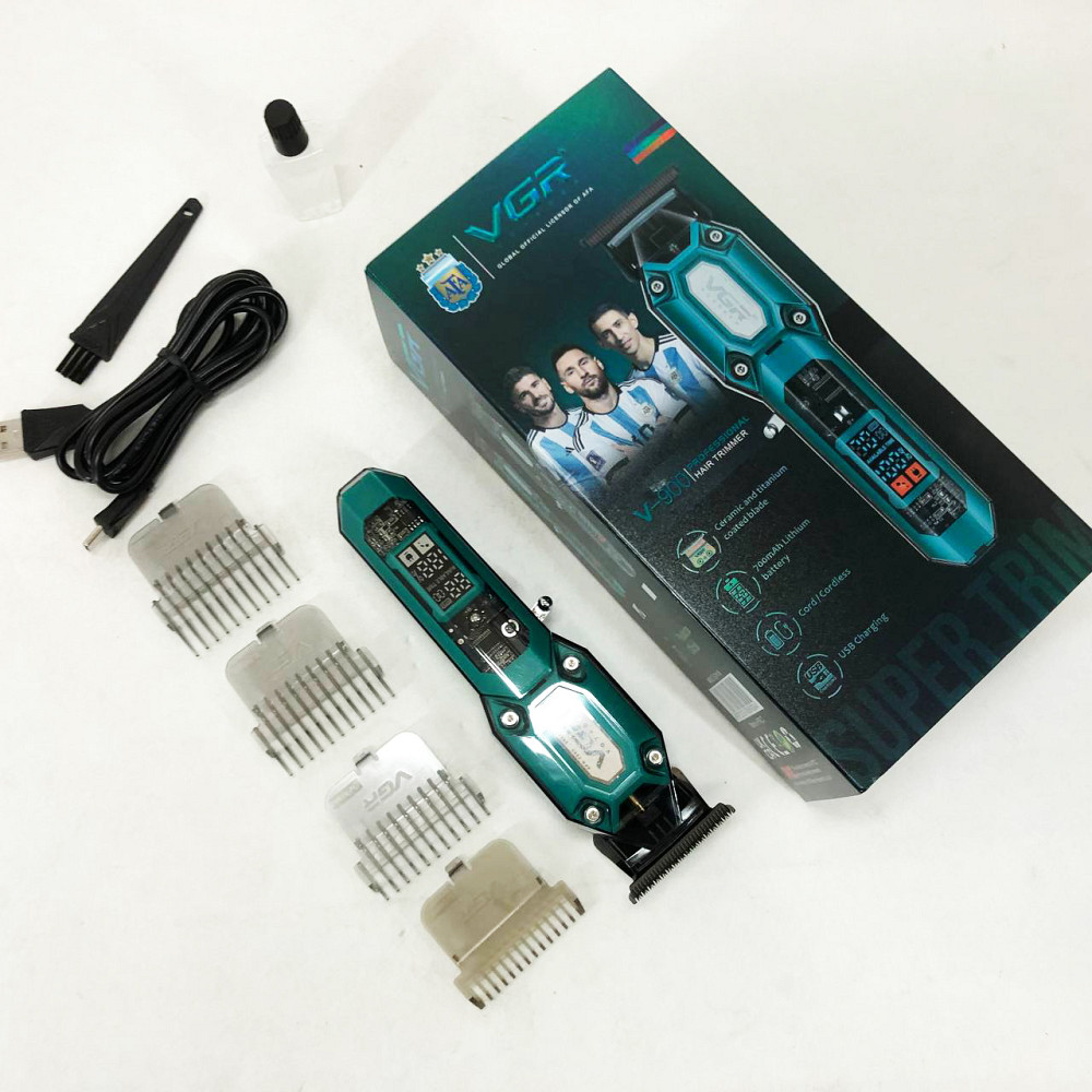 Машинка для стрижки волосся хороша VGR V-900, Універсальний тример для стрижки та гоління BT-56 Львів - фото 4