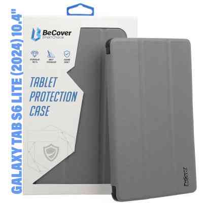 Чехол для планшета BeCover Smart Case Samsung Tab S6 Lite (2024) 10.4" P620/P625/P627 Gray (710820) Винница