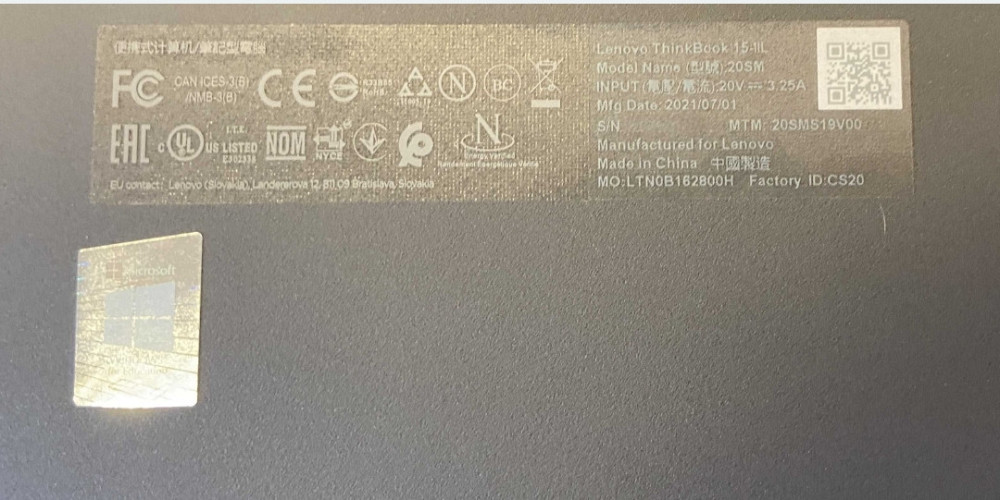 Lenovo ThinkBook 15-IIL 20SMS19V00 в идеальном состоянии, почти новый. Киев - изображение 3