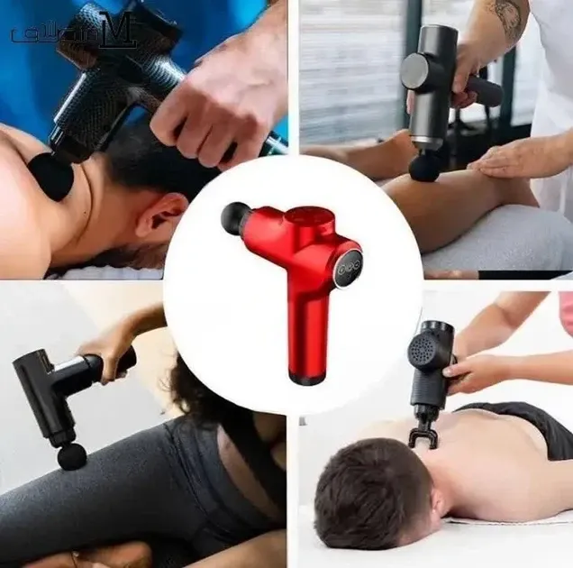 Портативный массажер JY-711B Plus с вибрацией и подогревом 6 насадок для мышц и восстановления Одесса - изображение 5