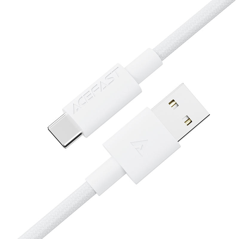 Кабель USB 2.0 AM-Type-C M, 1.2м 3A C18-04 White Acefast Вінниця - фото 2