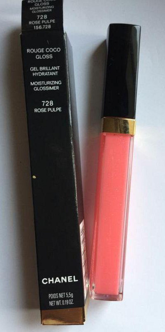Увлажняющий блеск для губ Chanel Rouge Coco Gloss 728 Rose Pulpe Славянск - изображение 5