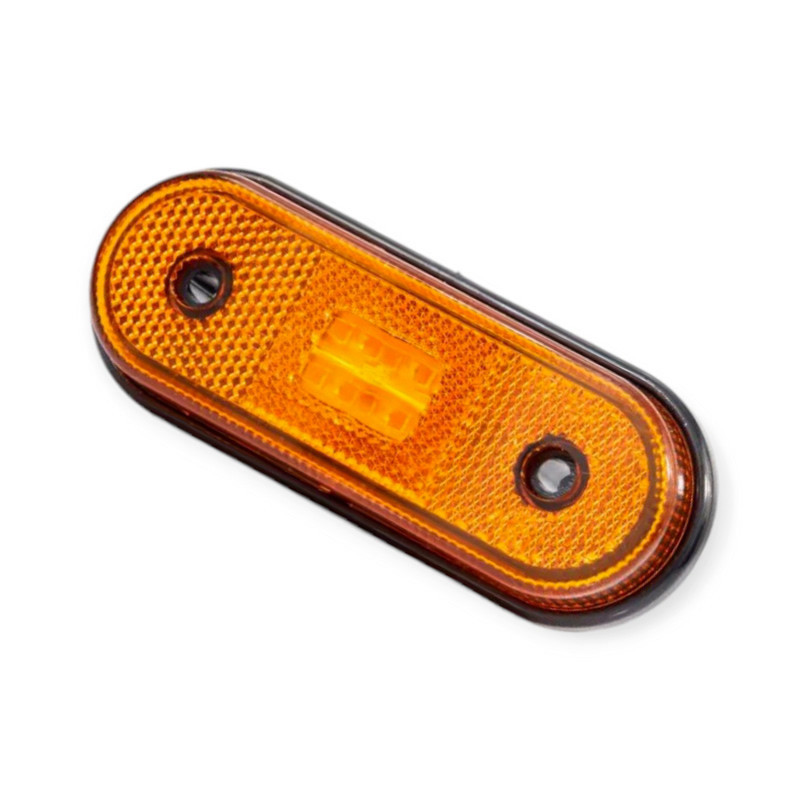 Фонарь маркерный овальный оранжевый 120х46мм FT-020 Z LED (12-24V) Мукачево - изображение 2