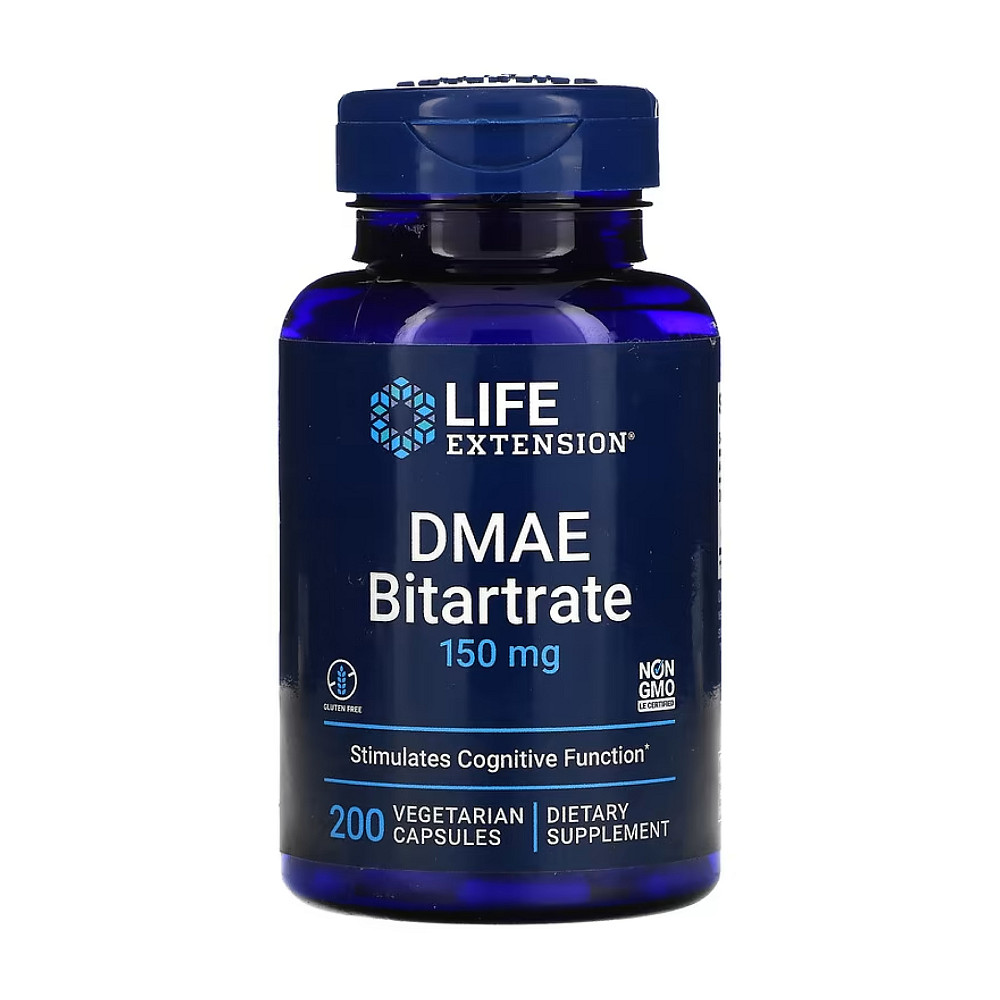 DMAE Bitartrate 150mg - 200 vcaps Луцьк - фото 1