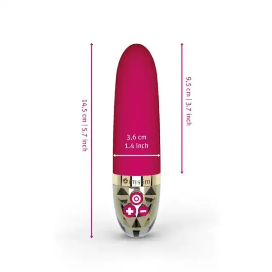 Вібратор Mystim Sleak Freak Pink, 8 режимів, внутрішня та зовнішня стимуляція Львів